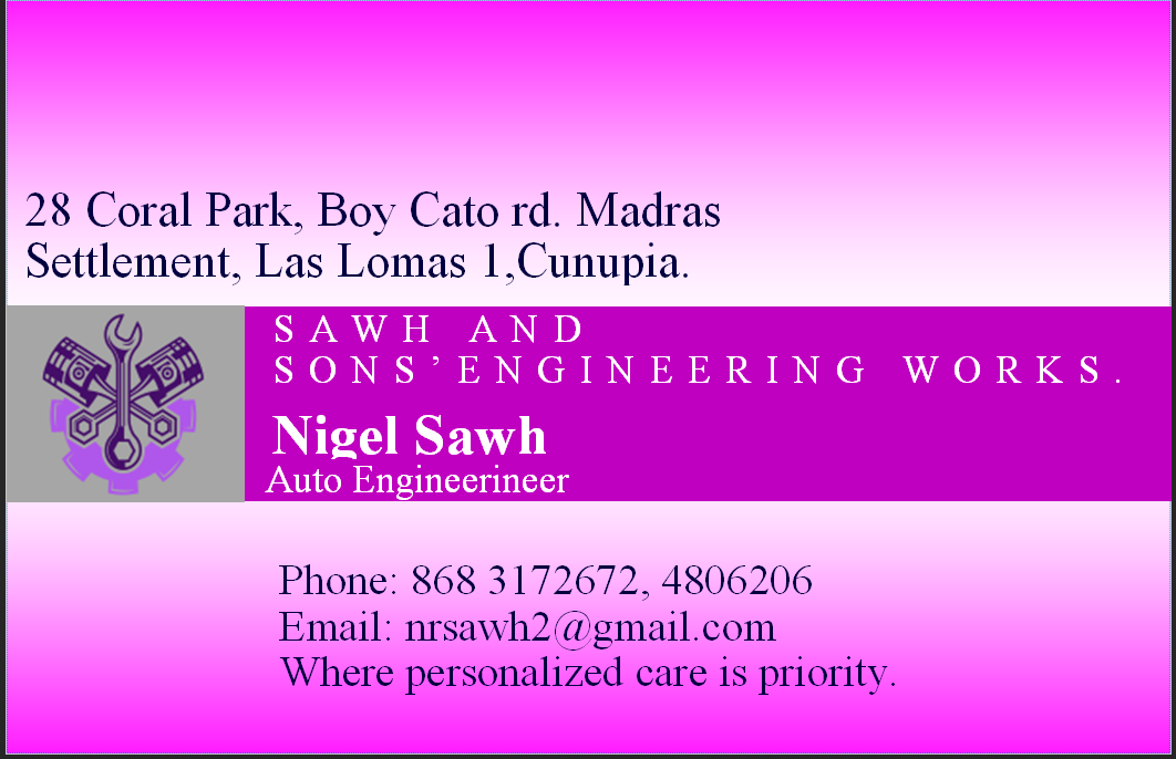 Sawh and Sons’ Engineering Works